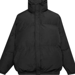 Fear of God Essentials Reflective Puffer Jacket 'Black'